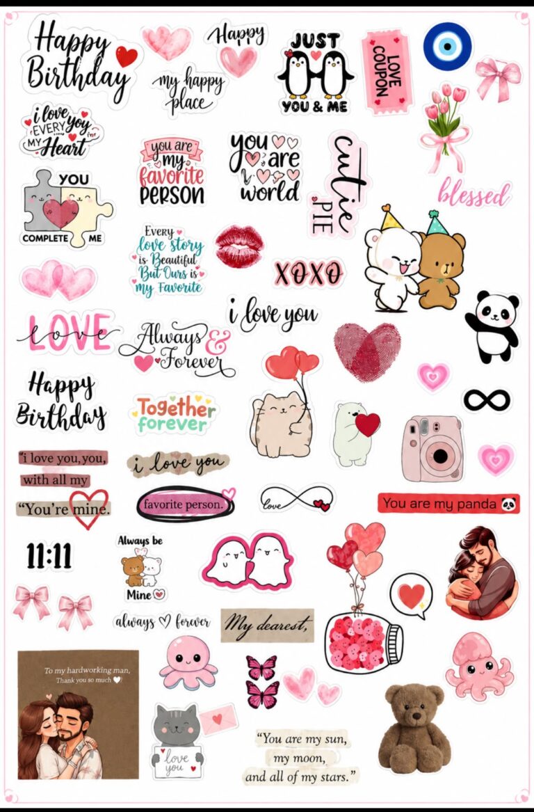 sticker sheet