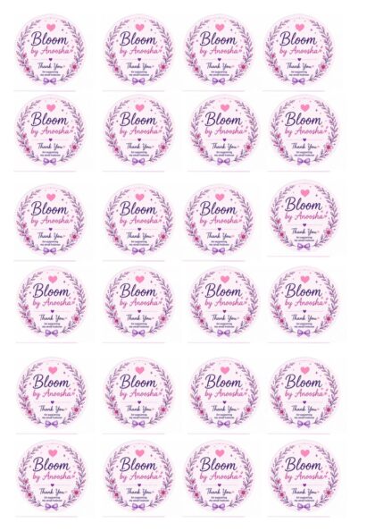 Customise Sticker 2.5ich